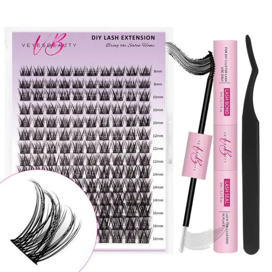 LuxeBold Cluster Lashes Kit Invisible Band Lashes